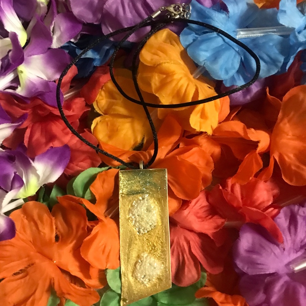 India Arie Erykah Badu Inspired Exclusive Bohemian Reversible Handmade Necklace